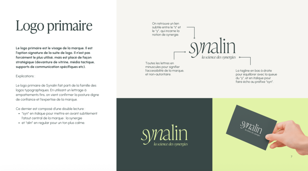 logo identité visuelle synalin
