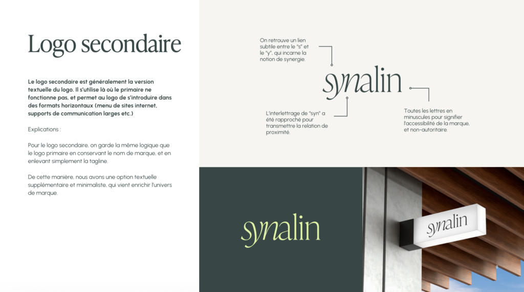 logo identité visuelle synalin