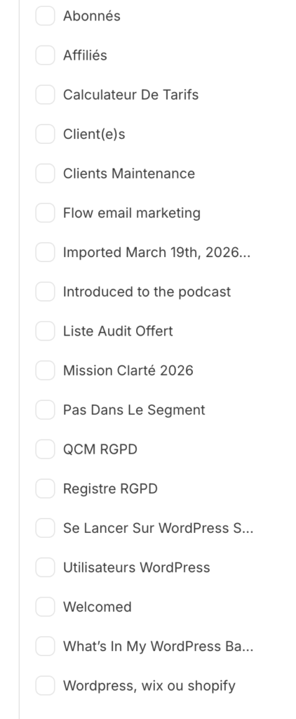 campagne d'emailing