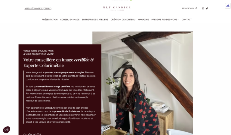 Mlt Candice | Conseil en image & création de contenu