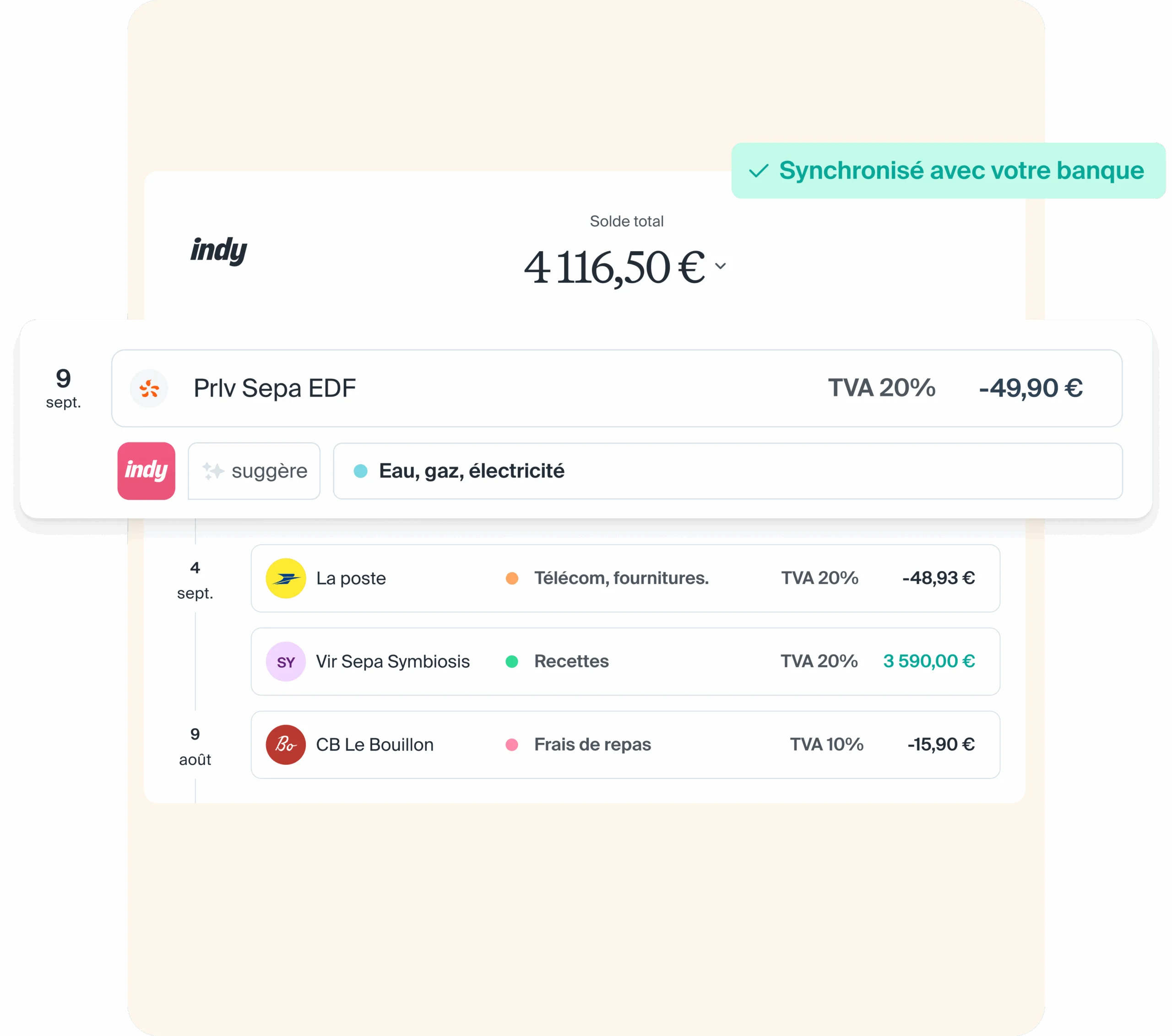 Indy la gestion comptable automatisée et simplifiée