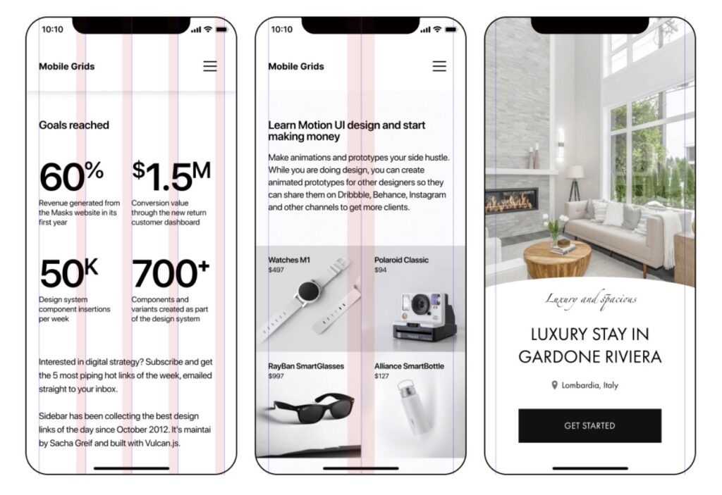 Comparaison mise en page classique versus bento Shopify page accueil