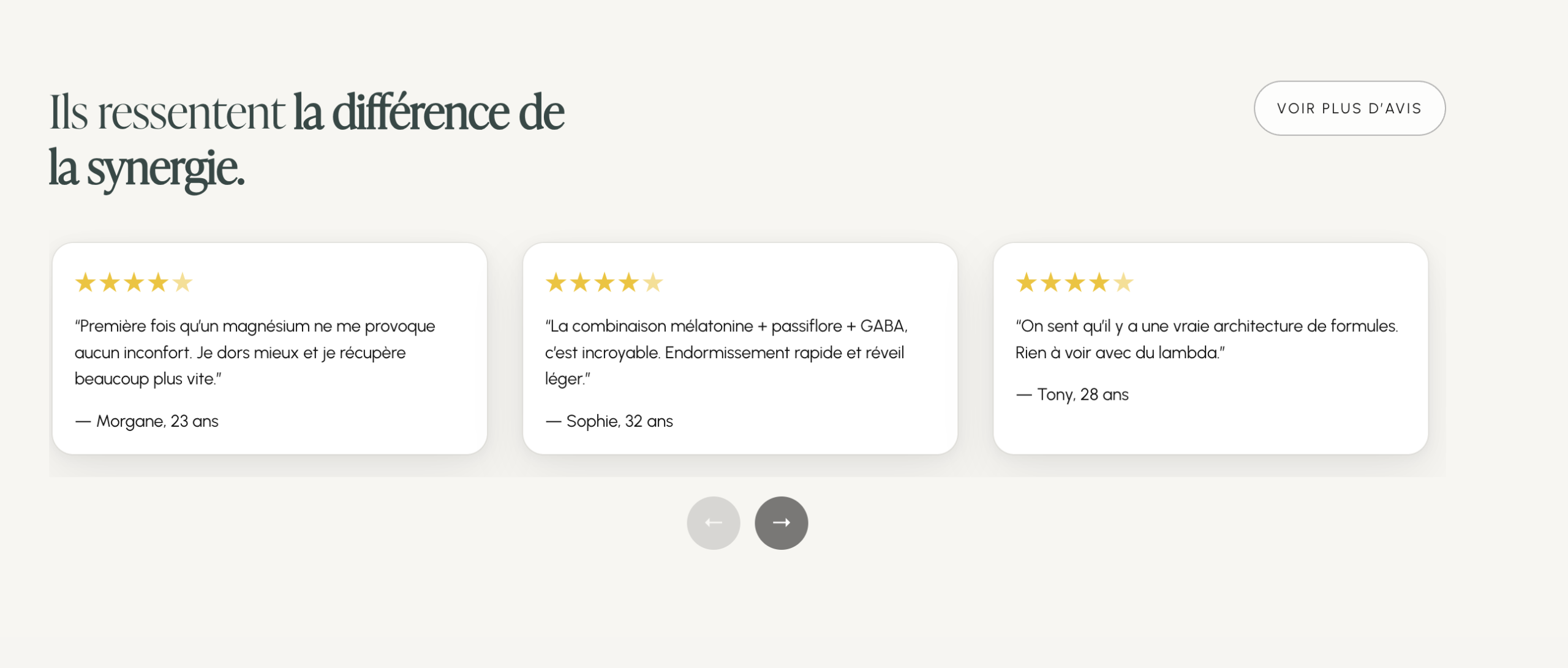 Fiche produit shopify synalin.fr