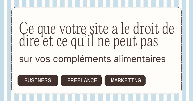 Registre européen allégations santé EFSA, illustration site web agence Prisméa