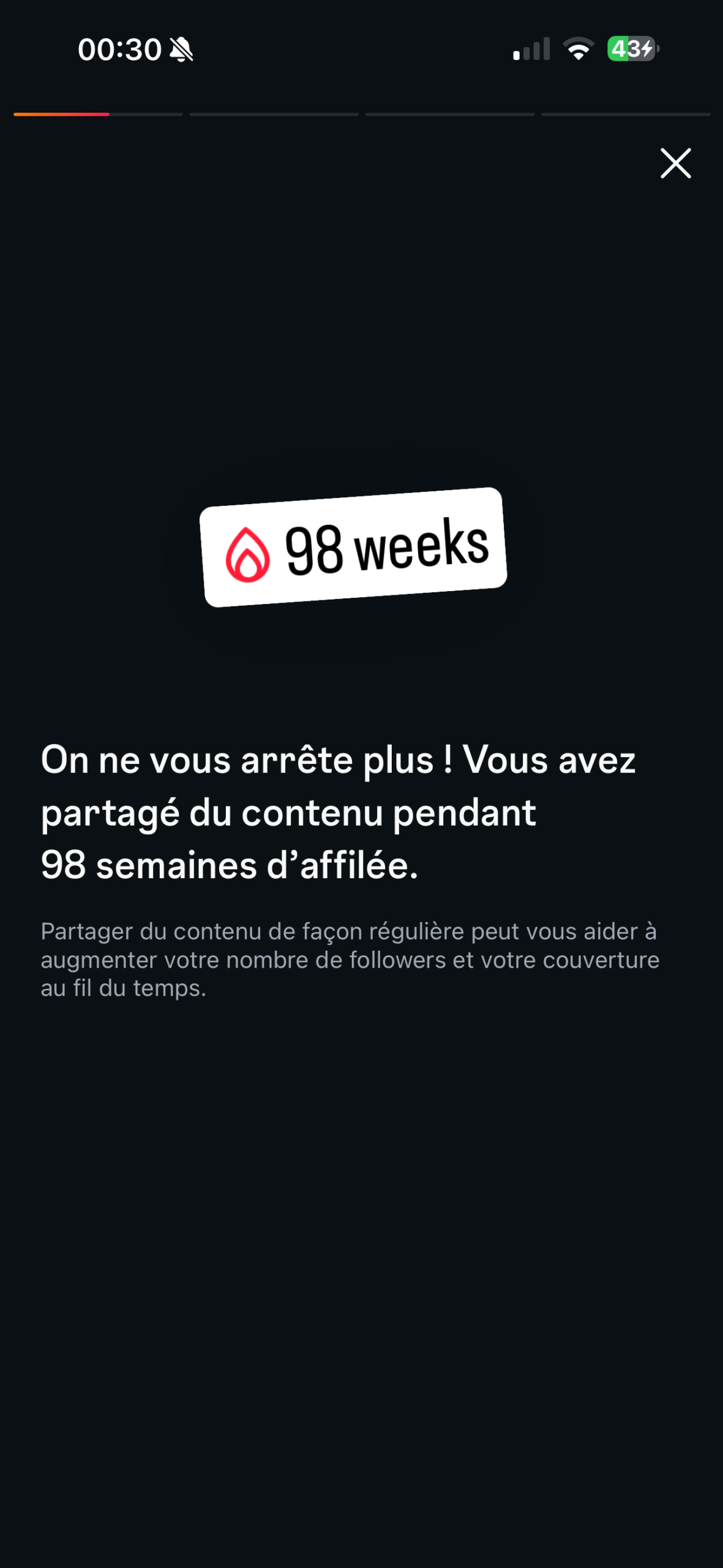 Statistiques Instagram de Mamma Latte : 125 000 vues en juin 2026