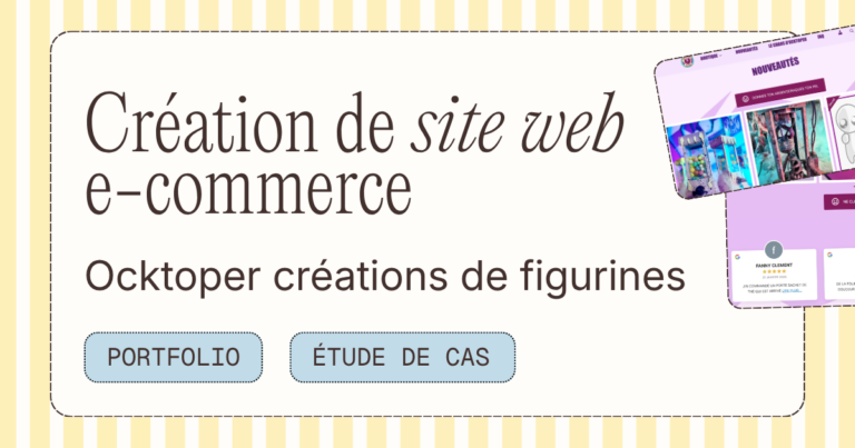 Création de site web e-commerce Ocktoper Prisméa
