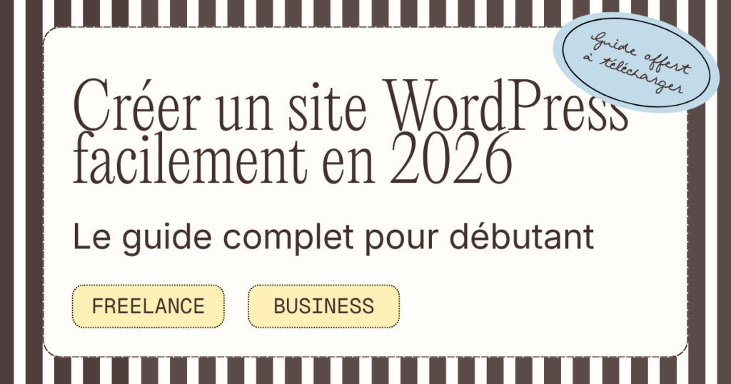 Créer un site wordpress facilement en 2026 o2switch wordpress hébergeur francais