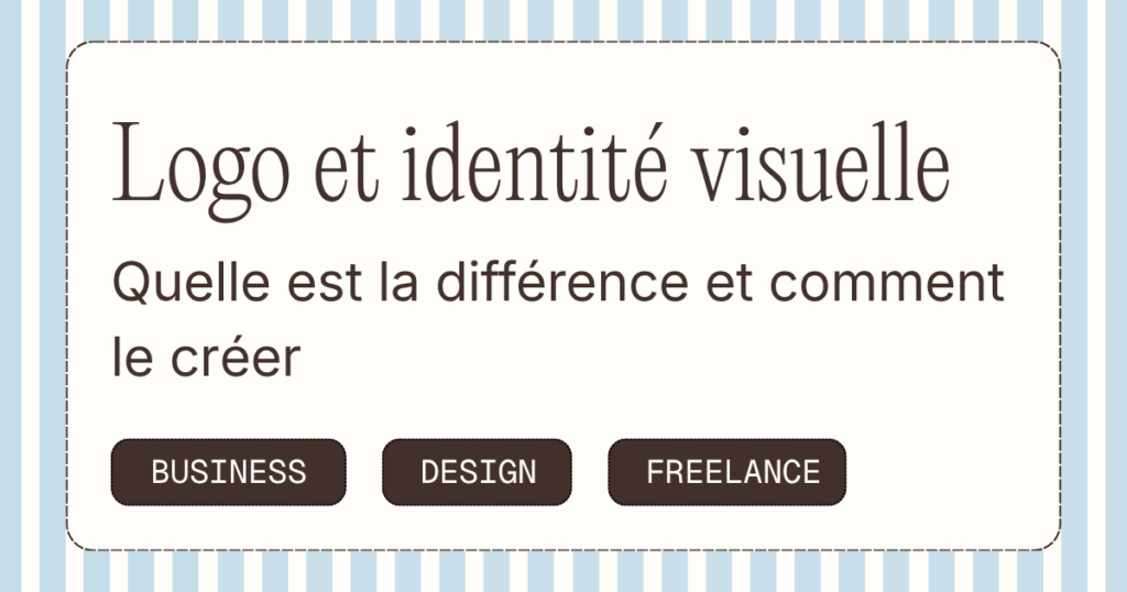 Logo et identité visuelle : comprendre la différence