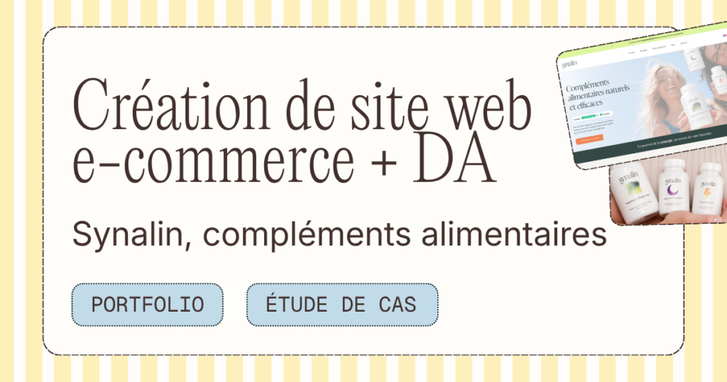 Synalin | Boutique e-commerce Shopify de compléments alimentaires
